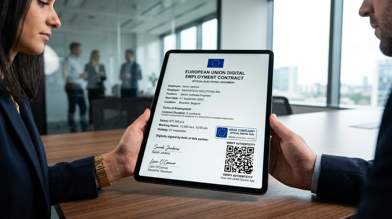 Digital QR Contracts